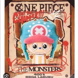 SOLD - The Monsters ONEPIECE MEGA LABUBU 400% TONY TONY CHOPPER